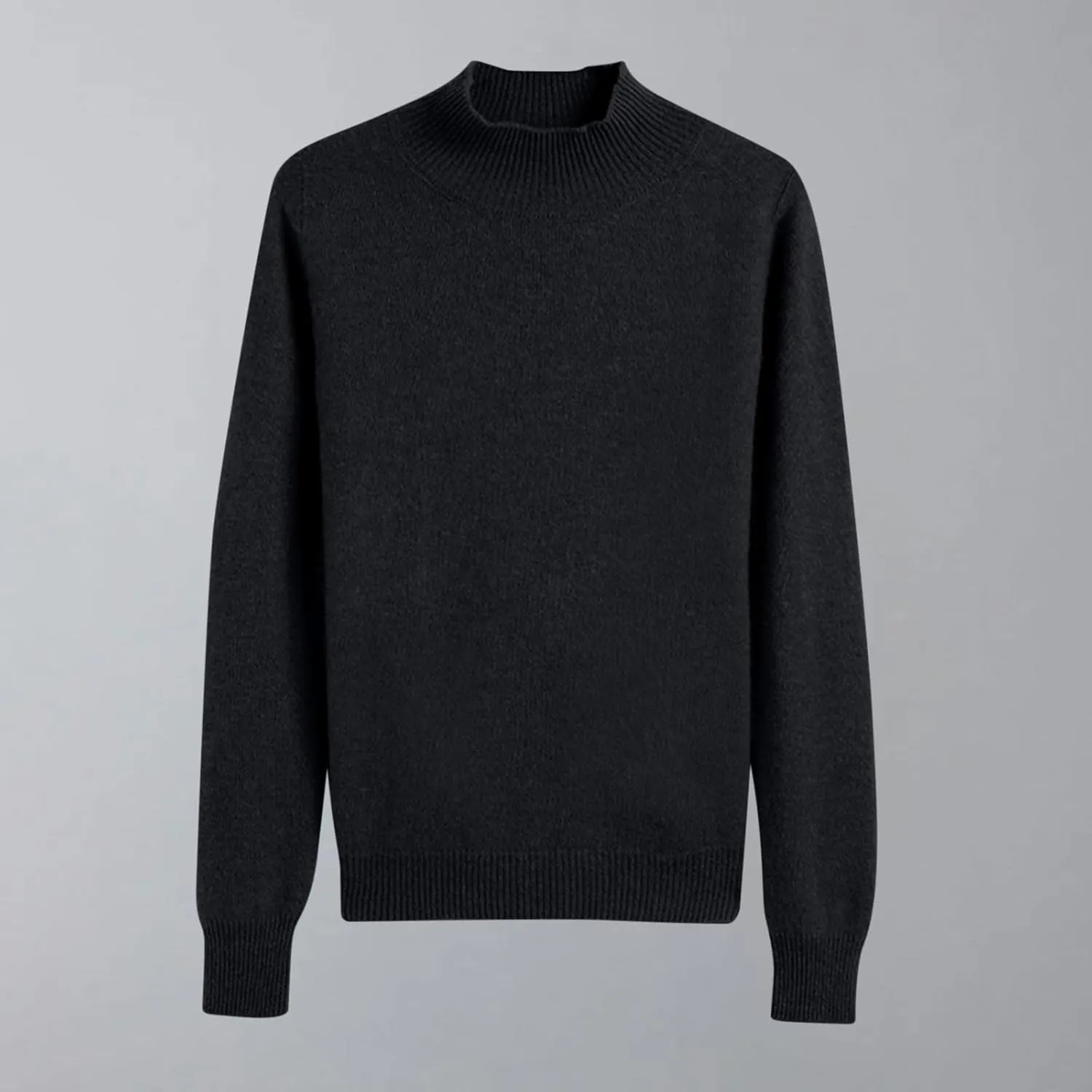 Womens Lightweight Sweaters Warm Cozy Soft Long Sleeve Mock Neck Knit Pullover Sweater Winter Basic Tee Tops