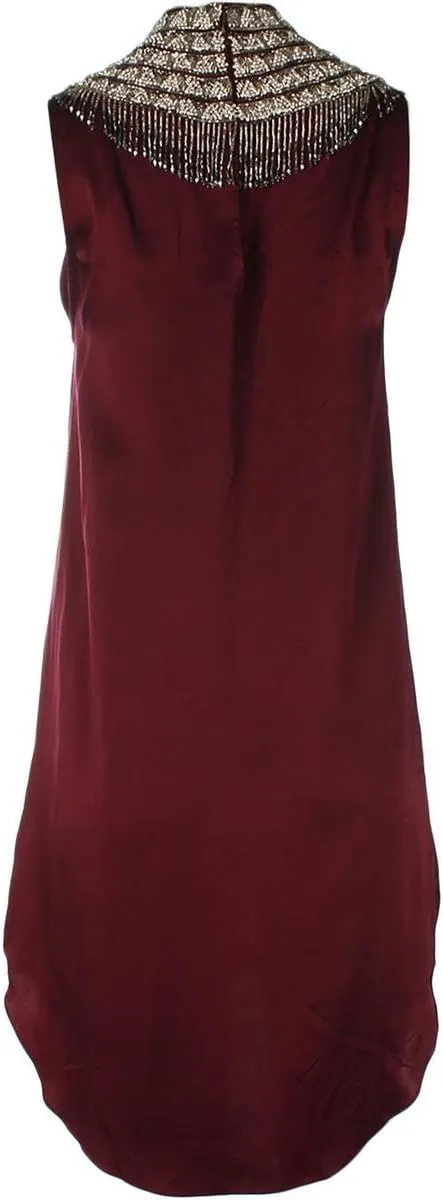 Women's Sleeveless Silk Dress