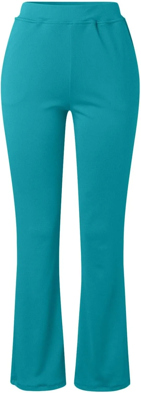Work Pants for Women 2025 High Waist Stretch Soft Comfy Athletic Workout Yoga Dressy Pants Casual Business Trousers