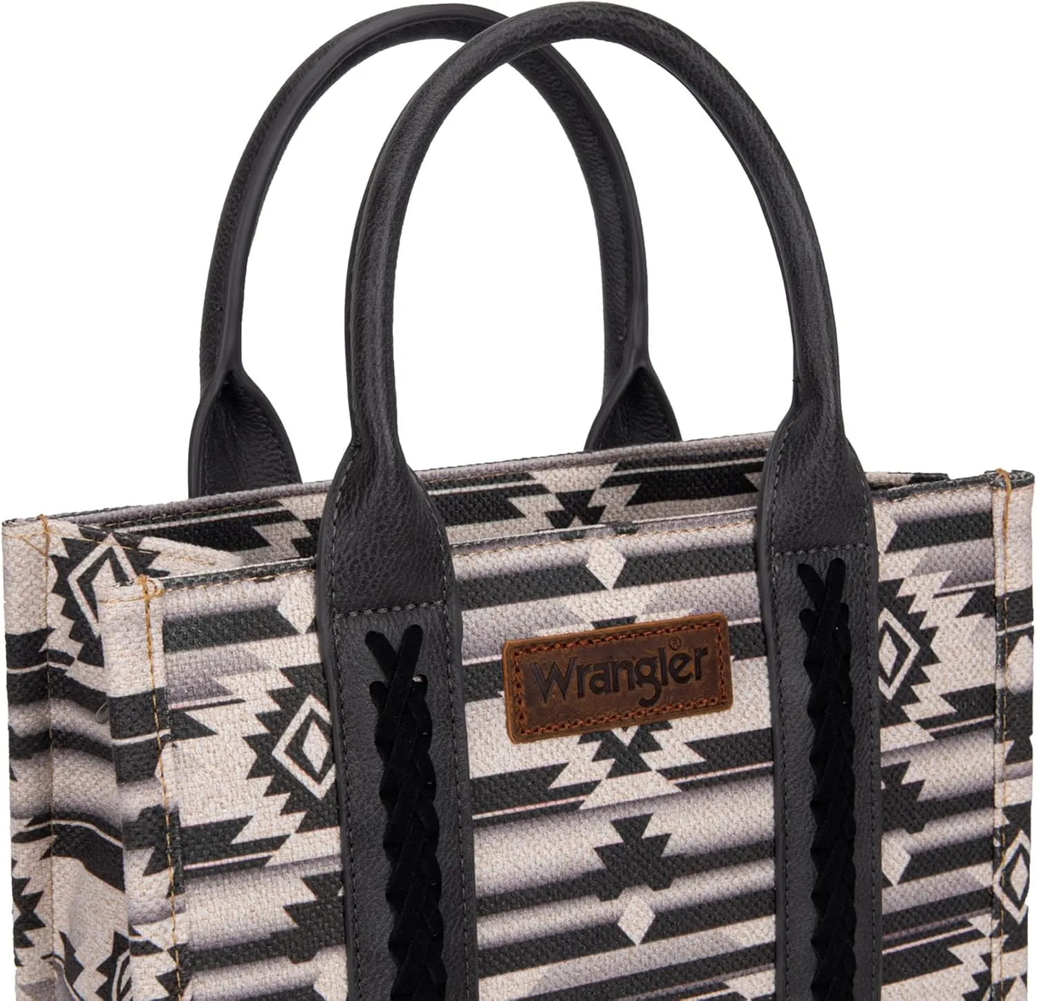 Wrangler Aztec Tote Bag for Women Boho Shoulder Purses and Handbags