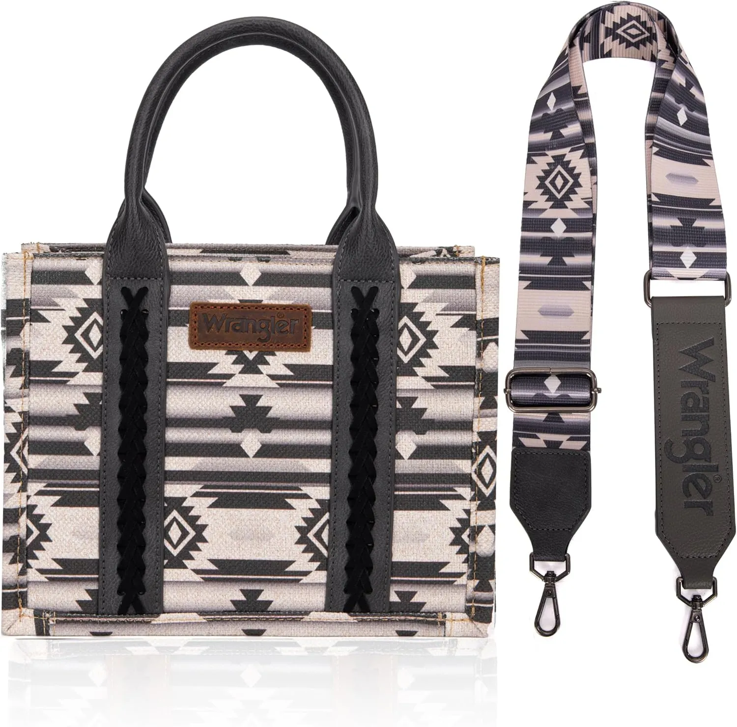 Wrangler Aztec Tote Bag for Women Boho Shoulder Purses and Handbags