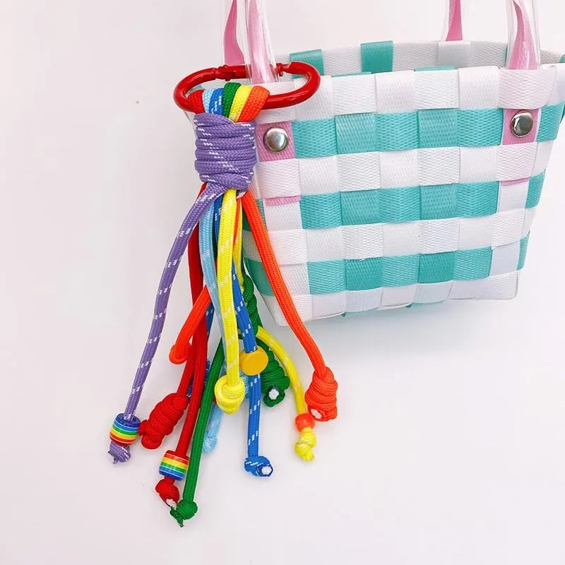 y2k Purse Charms for Handbags Keychain Cute Key Fob Grunge Keychain Decorative Accessories Cutecore Bag Charms
