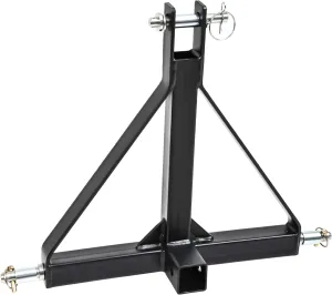 YITAMOTOR 3 Point Hitch 2" Receiver Trailer Hitch Category 1 Heavy Duty Tractor Drawbar Adapter Tow Compatible for Kubota, BX, LM25H, WLM Tractor, NorTrac, Yanmar, Kioti, Cat, John Deere，CAT 1