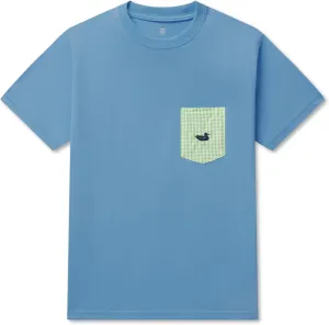Youth Stewart Pocket Tee - Gingham