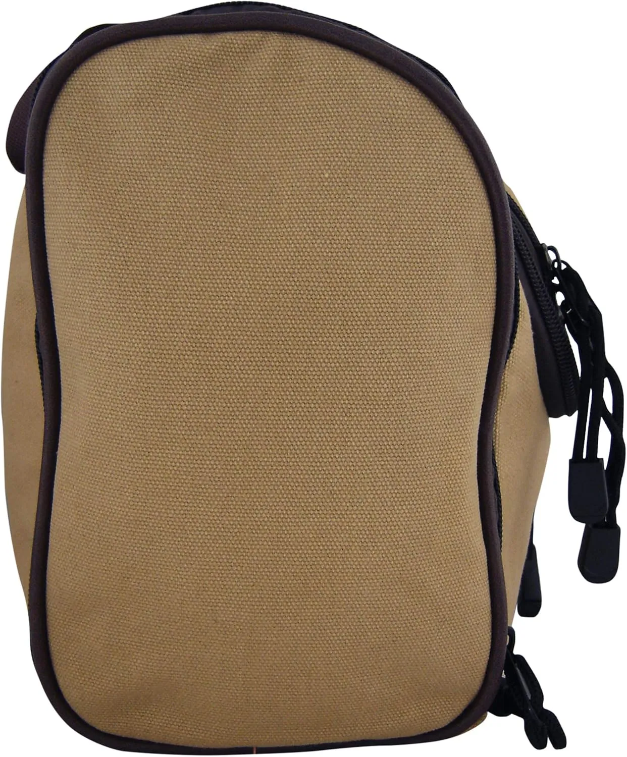 ZEP-PRO NCAA Mens Men's Hanging Canvas Concho Toiletry Bag, Khaki, One Size